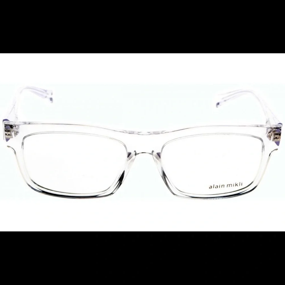 Alain Mikli A01103 Glasses Crystal frame with Case and Cleaning Wipes - Picture 2 of 10